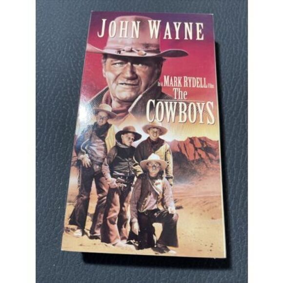 The Cowboys (VHS) John Wayne Mark Rydell Rancher Western Film - Picture 1 of 7